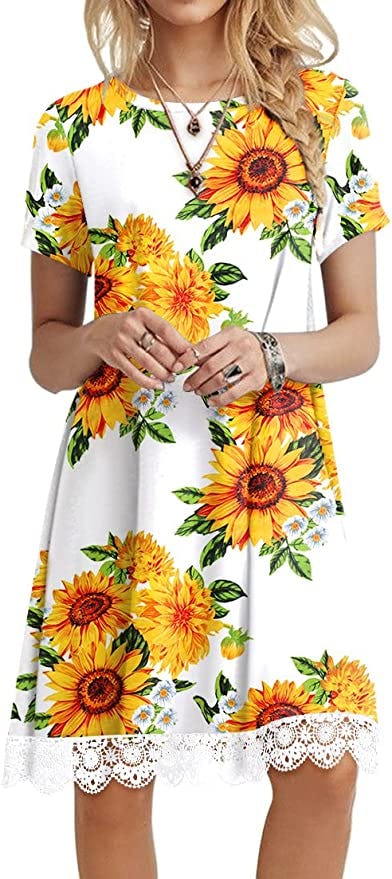 POPYOUNG T Shirt Dress