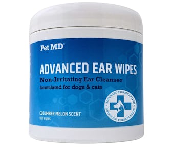 Pet MD Cat and Dog Ear Cleaner Wipes
