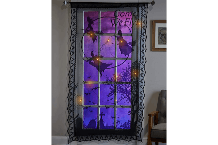 This light up panel is part of the Spirit Halloween 'Hocus Pocus' 2022 decorations collection.