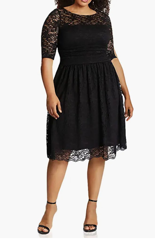 Kiyonna Luna Lace Cocktail Dress