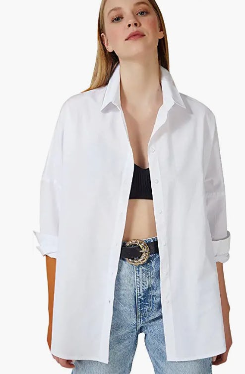 BIG DART Dressy Blouses Top