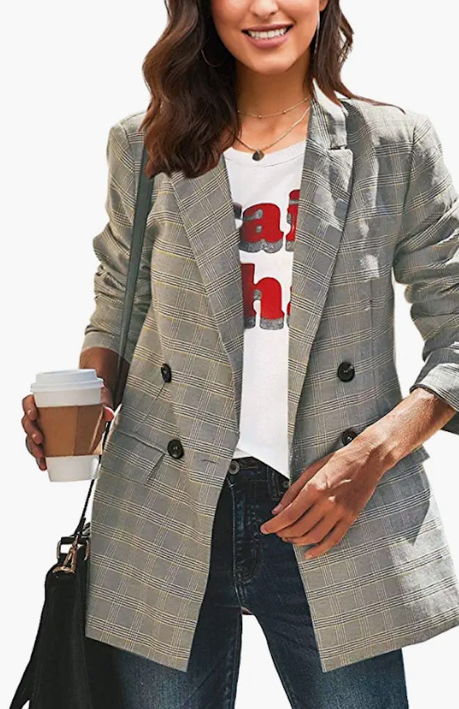 LookbookStore Check Plaid Jacket