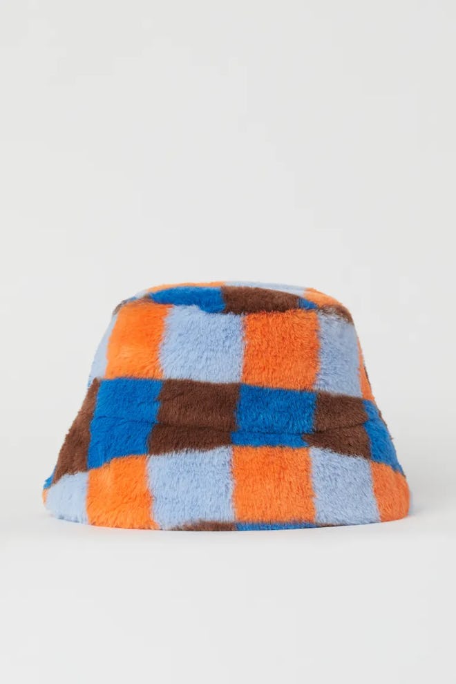 Checked Bucket Hat