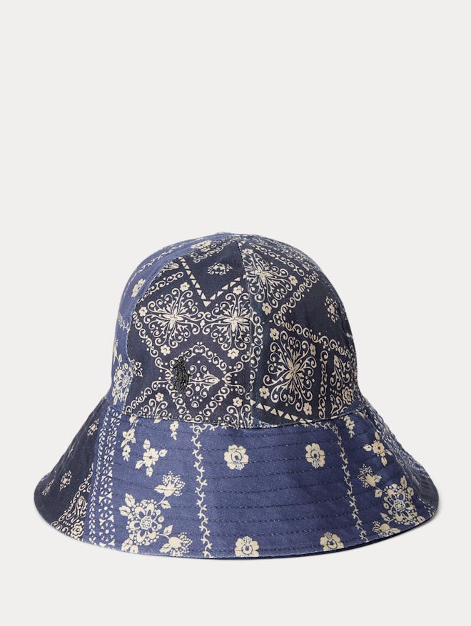 Polo Reversible Bandanna-Print Bucket Hat