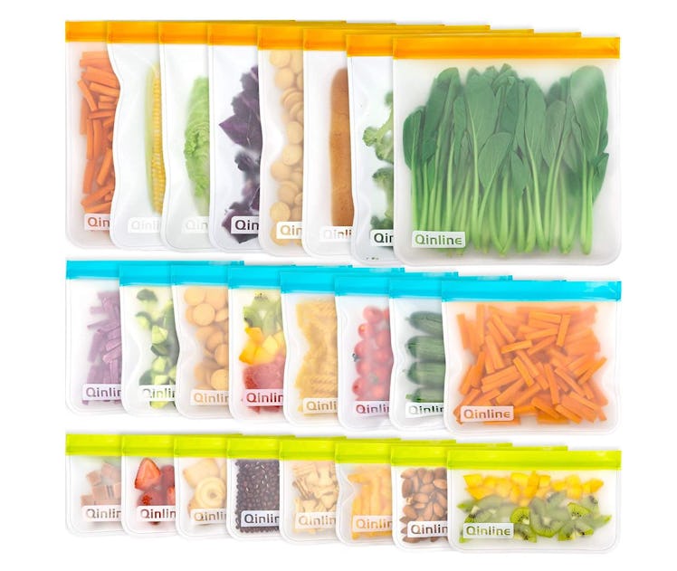Qinline Reusable Food Storage Bags (24-Pack)
