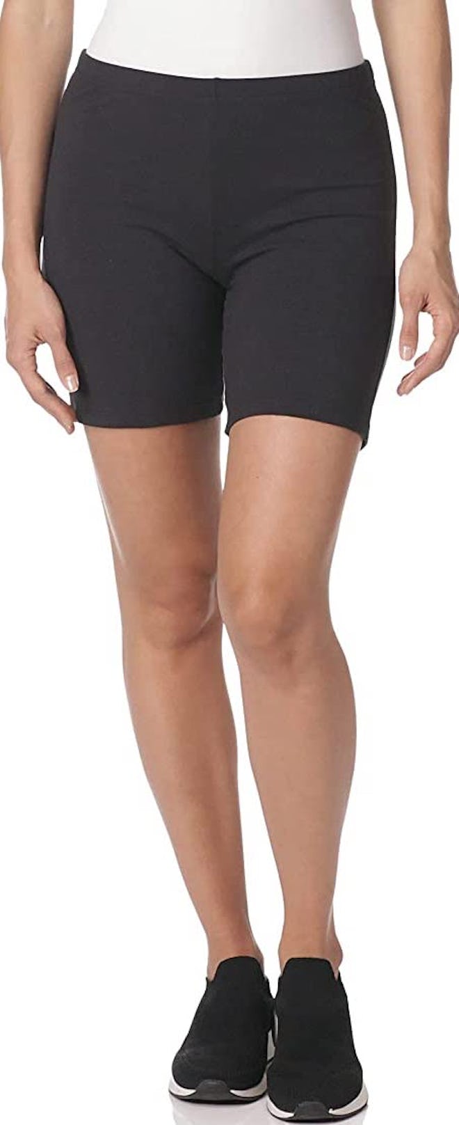 These Hanes bike shorts are budget-friendly and made from soft jersey material.
