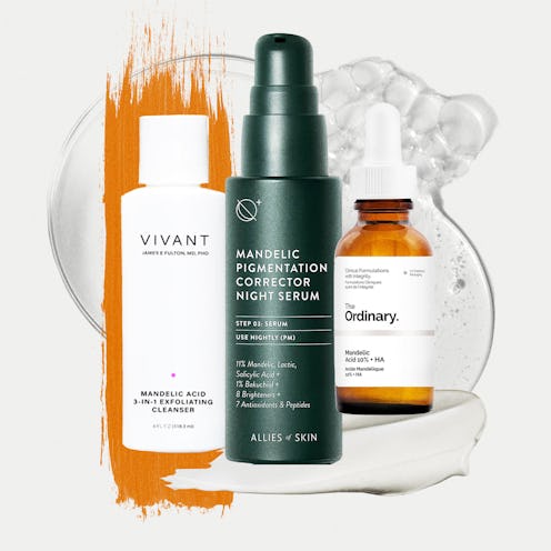 Skincare products with mandelic acid