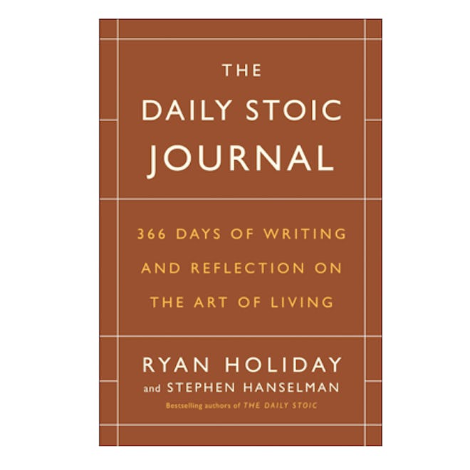 This hardcover daily journal is guided by the principles of Stoicism.