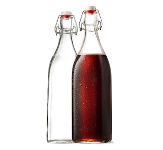 Paksh Novelty Swing-Top Clear Glass Bottle