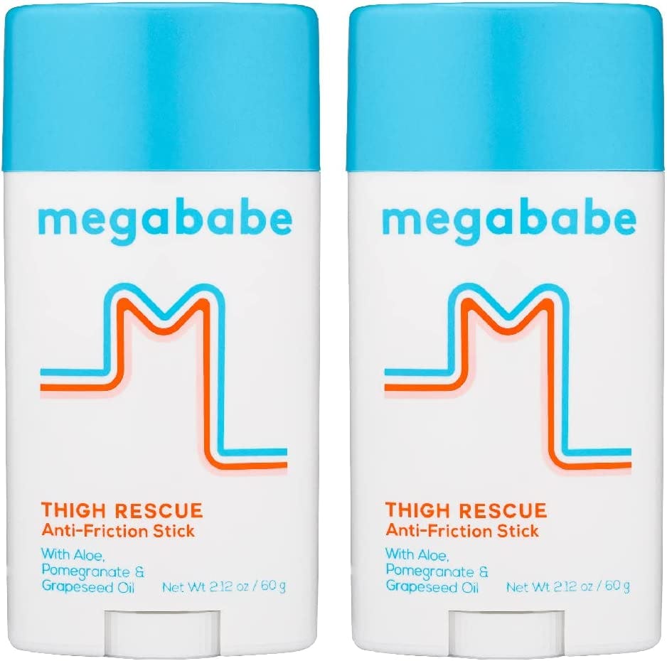 The Megababe anti-chafe stick has a light citrus scent.