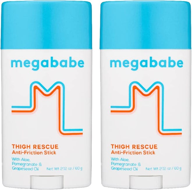 The Megababe anti-chafe stick has a light citrus scent.