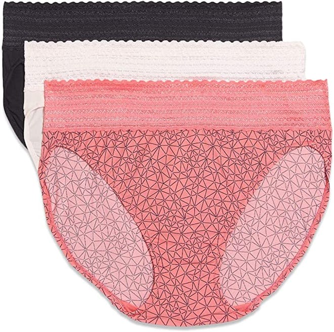 Warner's Blissful Benefits Dig-Free Comfort Waistband Underwear (3-Pack)