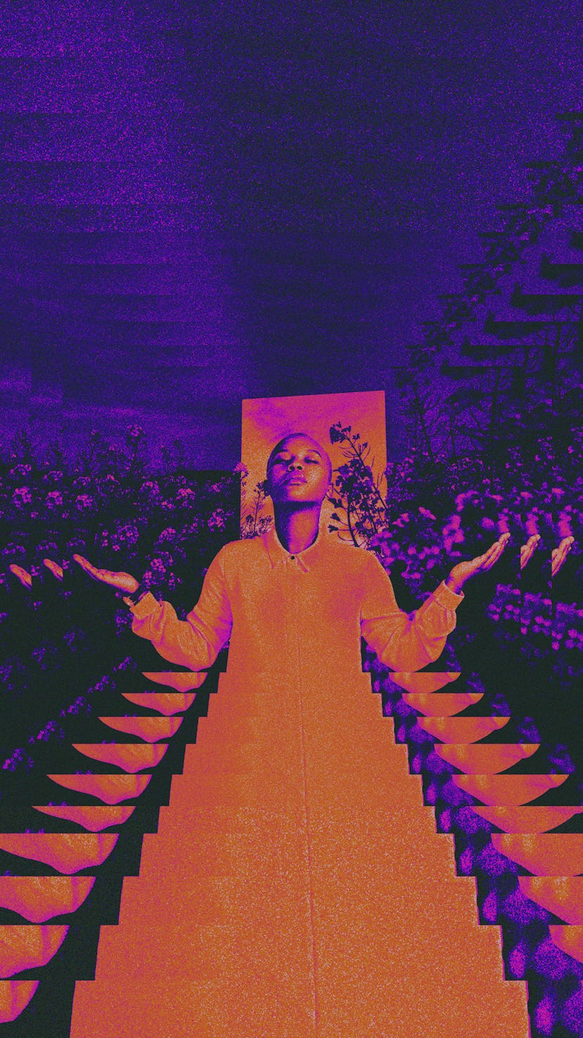 Illustration of a person permashifting