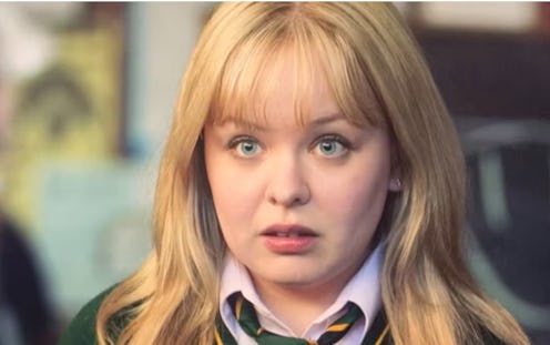 Nicola Coughlan as Clare Devlin on 'Derry Girls'