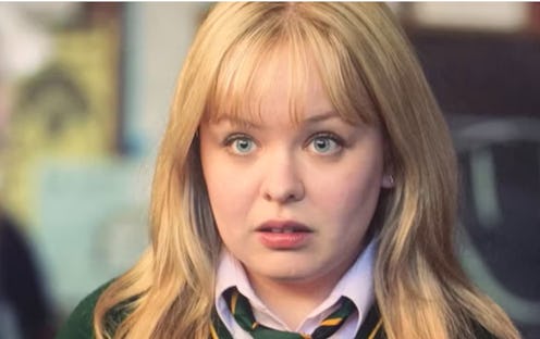 Nicola Coughlan as Clare Devlin on 'Derry Girls'