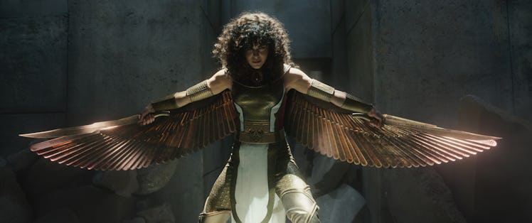 May Calamawy as Layla El-Faouly/Scarlet Scarab in Moon Knight Episode 6