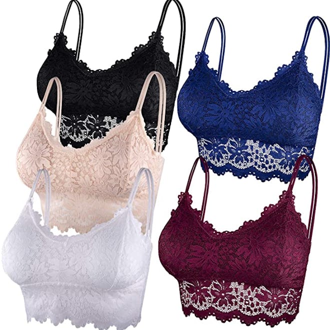 Duufin Lace Bralettes (5-Pack)