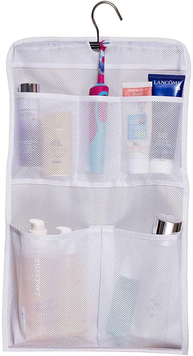 The MISSLO Hanging 5-Pocket Organizer is a product for small-space bathrooms.