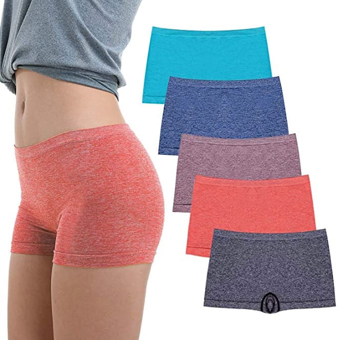 R RUXIA Boyshort Panties (5-Pack)