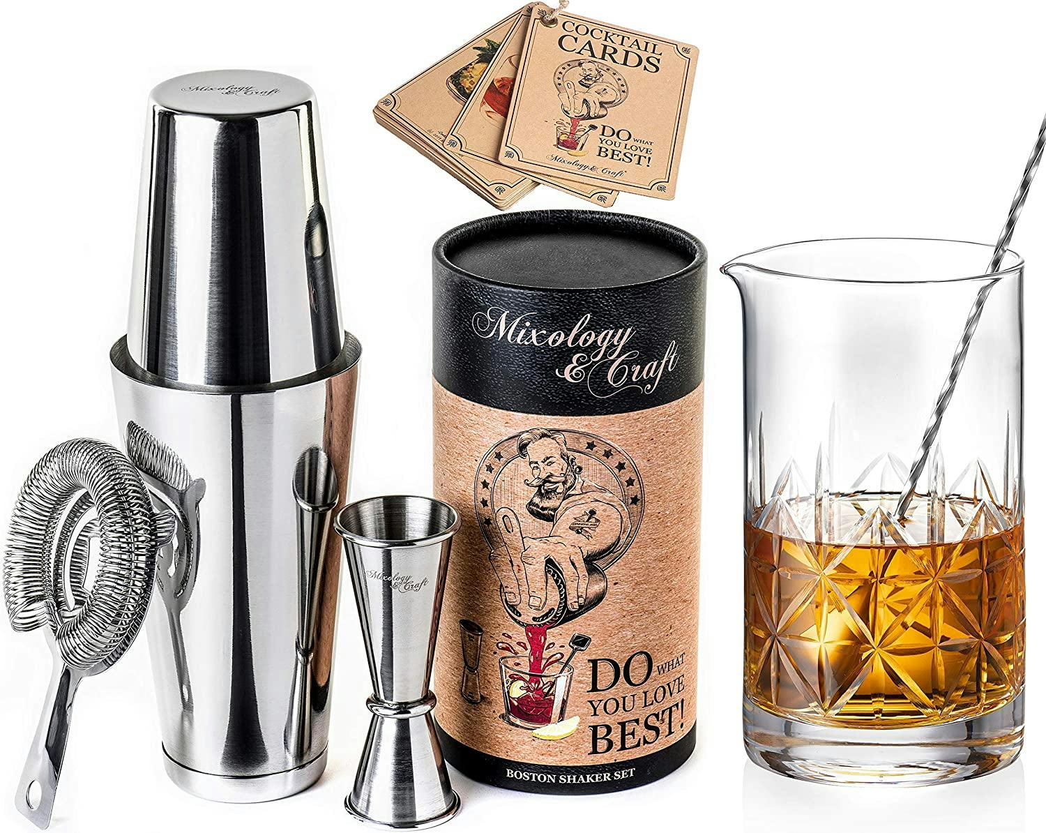 Mixology &amp; Craft Boston Shaker set