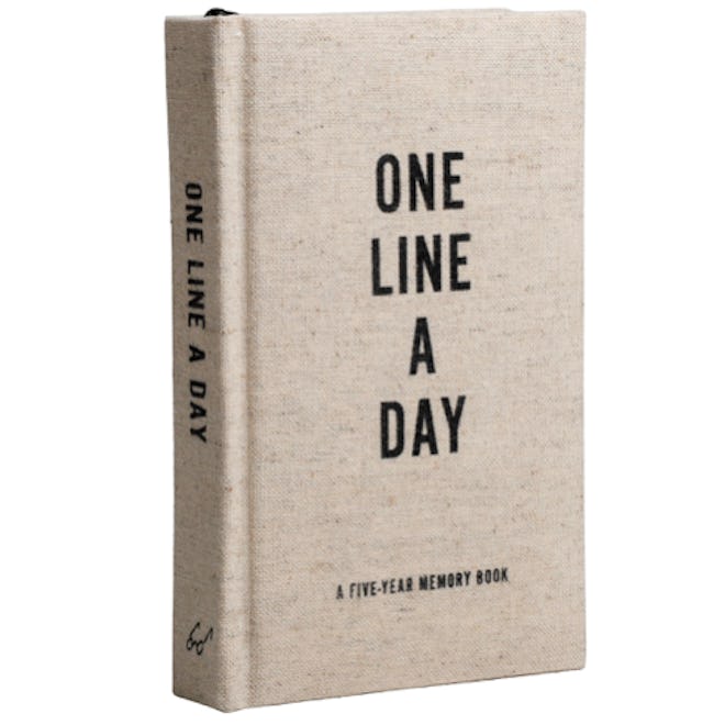 This daily journal requires just one line a day and you can use it for five years. 