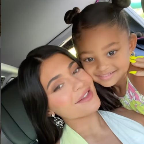 Kylie and stormi 
