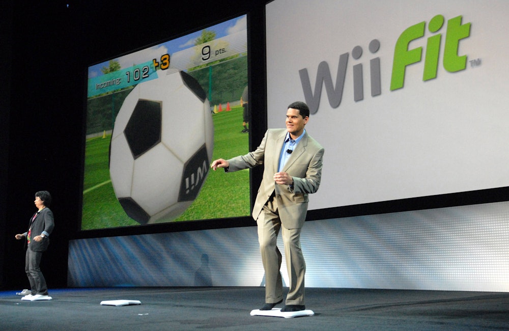 Reggie Fils-Aime wii fit