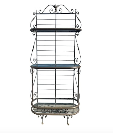 French Style Bakers Rack Wrought Iron