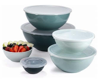 Cook with Color Mixing Bowls with Lids (12-Piece)
