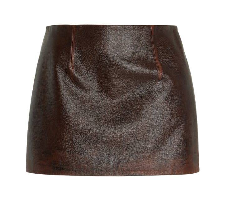 Haile Leather Mini Skirt
