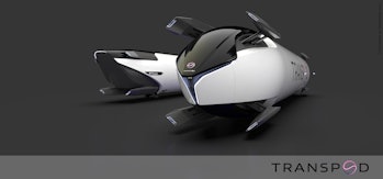 The TransPod FluxJet is designed to carry passengers in comfort.