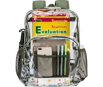 With a spacious interior and lots of pockets, this Vorspack option is one of the best clear backpack...
