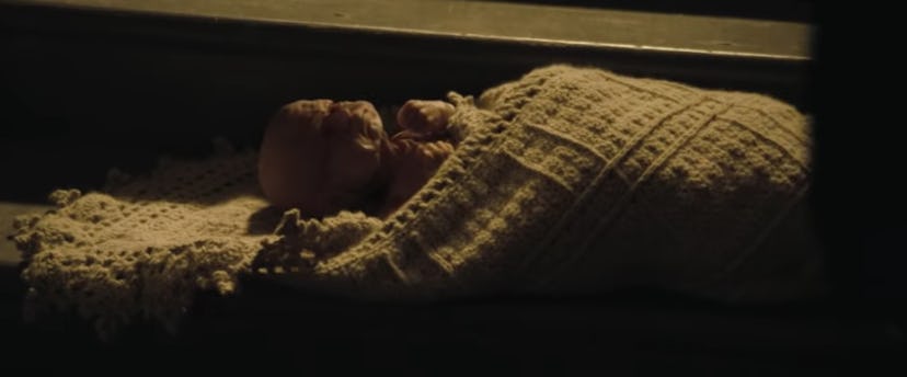 Benjamin Button as an infant.