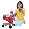 Target is selling mini toy shopping carts, so your kid can be your mini-me.