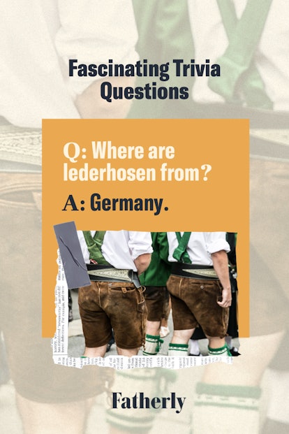Where are lederhosen from?