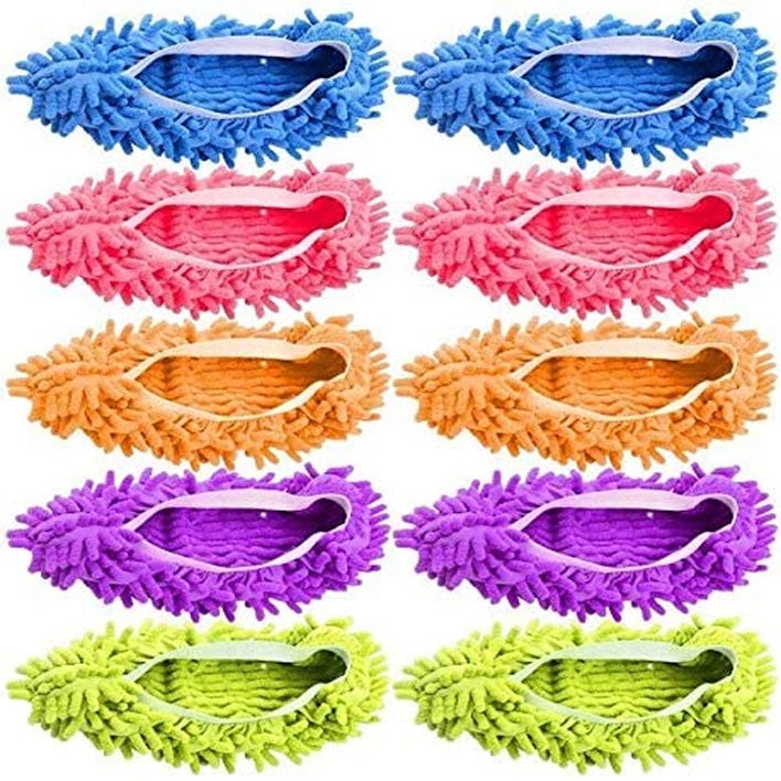 Tamicy Mop Slippers Shoes (5-Pairs)