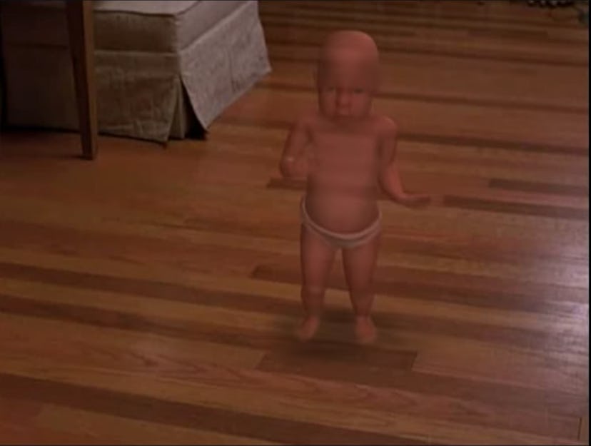 The Dancing Baby on Ally McBeal was a metaphor... but it was still weird.
