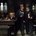 Harry Potter and the Sorcerer's Stone makes a great back-to-school movie.