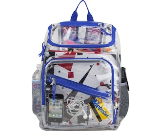 With a top-loader design, this Eastsport is one of the best clear backpacks.