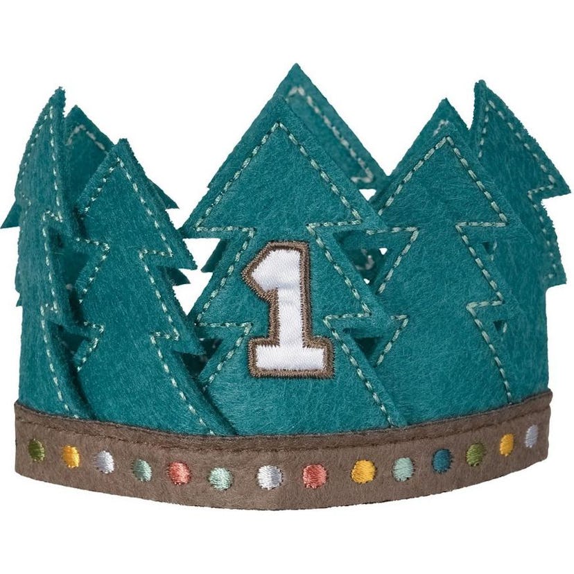 Wilderness 1st Birthday Felt Crown