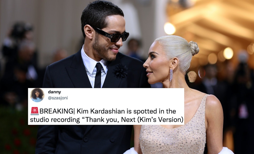 Tweets & Memes About Kim Kardashian & Pete Davidson's Reported Breakup