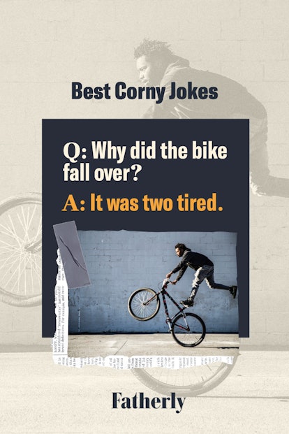 Corny joke: why did the bike fall over?
