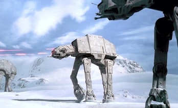 AT-ATs in 'The Empire Strikes Back.'