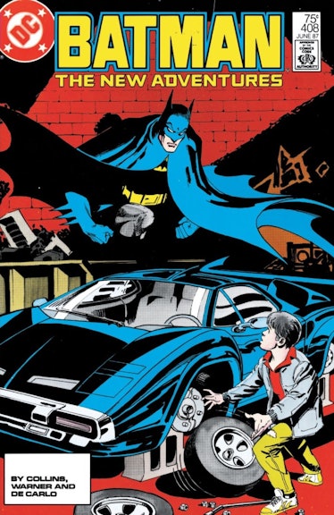 The cover of the 1983 comic book introduction of Batman