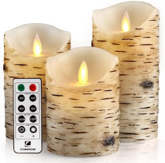 Comenzar Birch Flickering Candles