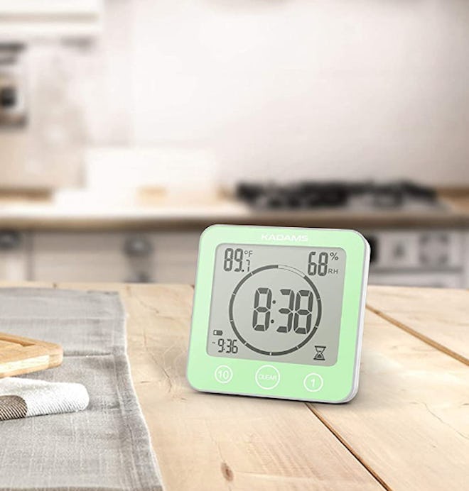 KADAMS Digital Bathroom Shower Kitchen Clock Timer