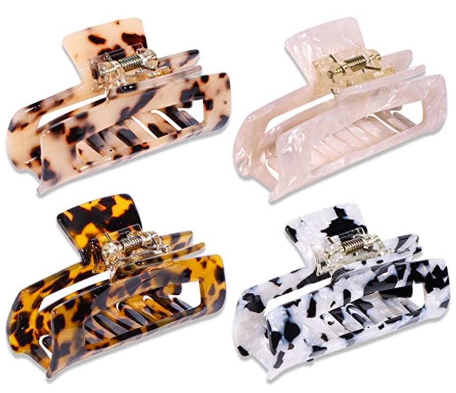 Magicsky Hair Claw Clips (4-Piece)