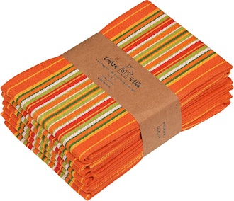 Urban Villa Cotton Kitchen Towels in orange