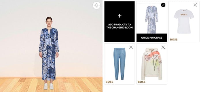 Hugo Boss x Reactive Reality PICTOFiT virtual try-on