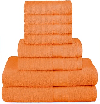 GLAMBURG Ultra Soft Towel Set in orange